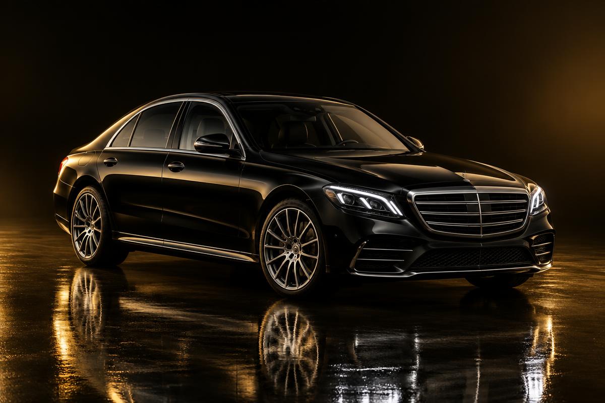 Black Saloon taxi